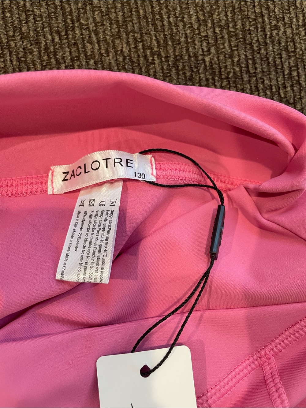 Zaclotre Girls' Pink Active Leggings